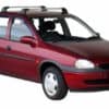 Whispbar Dakdragers Zwart Opel Corsa 5dr Hatch met Vaste Bevestigingspunten bouwjaar 1993-2005 Complete set dakdragers