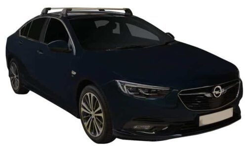 Whispbar Dakdragers Zilver Opel Insignia Grand Sport 5dr Hatch met Glad Dak bouwjaar 2017-e.v. Complete set dakdragers