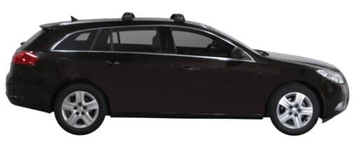 Whispbar Dakdragers Zwart Opel Insignia ST 5dr Estate met Geintegreerde dakrails bouwjaar 2009-2017 Complete set dakdragers