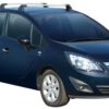 Whispbar Dakdragers Zwart Opel Meriva B 5dr MPV met Vaste Bevestigingspunten bouwjaar 2010-2017 Complete set dakdragers