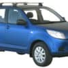 Whispbar Dakdragers Zwart Daihatsu Terios 5dr SUV met Glad Dak bouwjaar 2006-2012 Complete set dakdragers