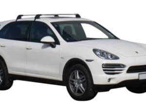 Whispbar Dakdragers Zilver Porsche Cayenne 5dr SUV met Glad Dak bouwjaar 2010-2014 Complete set dakdragers