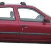 Whispbar Dakdragers Zilver Renault Clio Mk2 5dr Hatch met Glad Dak bouwjaar 1998-2005 Complete set dakdragers