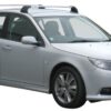 Whispbar Dakdragers Zilver Saab 43168 4dr Sedan met Vaste Bevestigingspunten bouwjaar 2003-2007 Complete set dakdragers