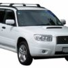 Whispbar Dakdragers Zwart Subaru Forester 5dr Estate met Geintegreerde dakrails bouwjaar 2003-2008 Complete set dakdragers