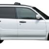 Whispbar Dakdragers Zwart Subaru Forester 5dr Estate met Geintegreerde dakrails bouwjaar 2003-2008 Complete set dakdragers