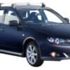 Whispbar Dakdragers Zwart Subaru Impreza Mk3 4dr Sedan met Vaste Bevestigingspunten bouwjaar 2007-2012 Complete set dakdragers
