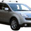 Whispbar Dakdragers Zwart Subaru Tribeca 5dr SUV met Vaste Bevestigingspunten bouwjaar 2006-2007 Complete set dakdragers
