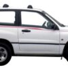 Whispbar Dakdragers Zilver Suzuki Escudo 3dr SUV met Vaste Bevestigingspunten bouwjaar 1998-2004 Complete set dakdragers