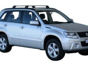 Whispbar Dakdragers Zwart Suzuki Escudo 5dr SUV met Geintegreerde dakrails bouwjaar 2005-2015 Complete set dakdragers