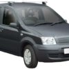 Whispbar Dakdragers Zilver Fiat Panda 5dr Hatch met Vaste Bevestigingspunten bouwjaar 2003-2011 Complete set dakdragers