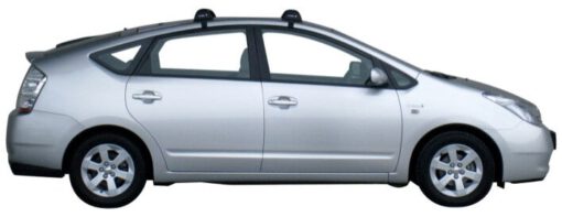 Whispbar Dakdragers Zwart Toyota Prius 5dr Hatch met Glad Dak bouwjaar 2004-2009 Complete set dakdragers