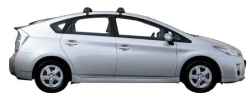 Whispbar Dakdragers Zwart Toyota Prius 5dr Hatch met Glad Dak bouwjaar 2009-2011 Complete set dakdragers