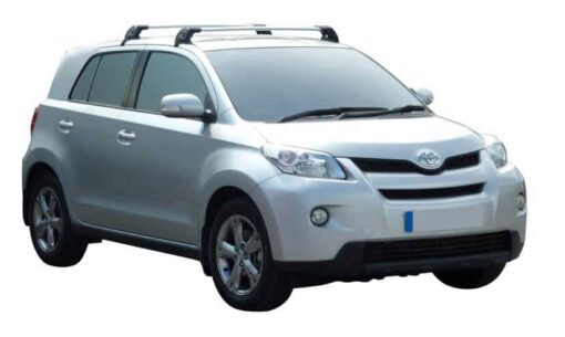 Whispbar Dakdragers Zilver Toyota Urban Cruiser 5dr MPV met Glad Dak bouwjaar 2009-e.v. Complete set dakdragers