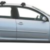 Whispbar Dakdragers Zilver Volkswagen Golf Mk5 5dr Hatch met Glad Dak bouwjaar 2004-2007 Complete set dakdragers