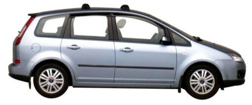 Whispbar Dakdragers Zwart Ford C Max 5dr MPV met Vaste Bevestigingspunten bouwjaar 2003-2010 Complete set dakdragers