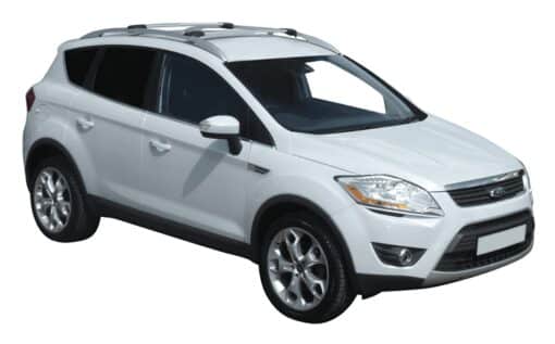 Whispbar Dakdragers Zilver Ford Kuga 5dr SUV met Dakrails bouwjaar 2008-2013 Complete set dakdragers