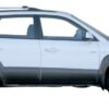 Whispbar Dakdragers Zilver Hyundai Tucson 5dr SUV met Dakrails bouwjaar 2004-2009 Complete set dakdragers