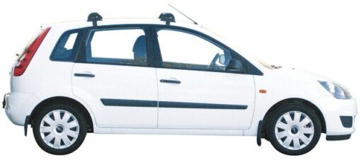 Whispbar Dakdragers Zwart Ford Fiesta 5dr Hatch met Glad Dak bouwjaar 2002-2008 Complete set dakdragers