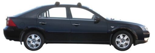 Whispbar Dakdragers Zwart Ford Mondeo 4dr Sedan met Vaste Bevestigingspunten bouwjaar 2001-2007 Complete set dakdragers