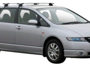 Whispbar Dakdragers Zwart Honda Odyssey 5dr MPV met Glad Dak bouwjaar 2004-2009 Complete set dakdragers