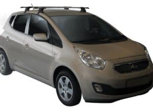 Whispbar Dakdragers Zwart Kia Venga 5dr Hatch met Glad Dak bouwjaar 2010-e.v. Complete set dakdragers