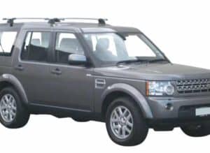 Whispbar Dakdragers Zilver Land Rover Discovery 4 5dr SUV met Vaste Bevestigingspunten bouwjaar 2009-2017 Complete set dakdragers