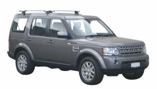 Whispbar Dakdragers Zilver Land Rover Discovery 4 5dr SUV met Vaste Bevestigingspunten bouwjaar 2009-2017 Complete set dakdragers