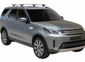 Whispbar Dakdragers Zwart Land Rover Discovery 5 5dr SUV met Geintegreerde dakrails bouwjaar 2017-e.v. Complete set dakdragers