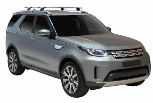 Whispbar Dakdragers Zwart Land Rover Discovery 5 5dr SUV met Geintegreerde dakrails bouwjaar 2017-e.v. Complete set dakdragers