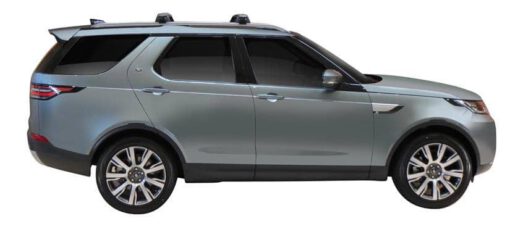 Whispbar Dakdragers Zwart Land Rover Discovery 5 5dr SUV met Geintegreerde dakrails bouwjaar 2017-e.v. Complete set dakdragers