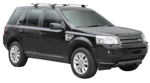 Whispbar Dakdragers Zwart Land Rover Freelander 2 5dr SUV met Vaste Bevestigingspunten bouwjaar 2007-2012 Complete set dakdragers