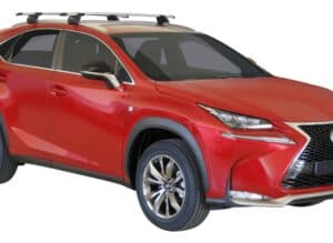 Whispbar Dakdragers Zwart Lexus NX 5dr SUV met Geintegreerde dakrails bouwjaar 2015-e.v. Complete set dakdragers