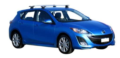 Whispbar Dakdragers Zwart Mazda 3 5dr Hatch met Vaste Bevestigingspunten bouwjaar 2009-2013 Complete set dakdragers