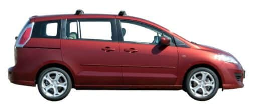 Whispbar Dakdragers Zwart Mazda 5 5dr MPV met Vaste Bevestigingspunten bouwjaar 2006-2010 Complete set dakdragers