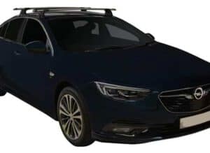 Whispbar Dakdragers Zilver Opel Insignia Grand Sport 5dr Hatch met Glad Dak bouwjaar 2017-e.v. Complete set dakdragers