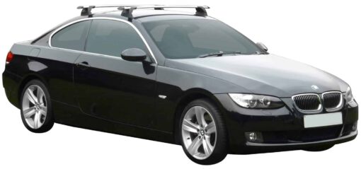 Whispbar Dakdragers Zwart BMW 3 Series E92 2dr Coupe met Vaste Bevestigingspunten bouwjaar 2006-2013 Complete set dakdragers