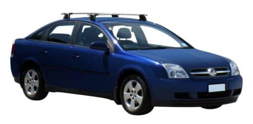 Whispbar Dakdragers Zwart Opel Vectra 5dr Hatch met Vaste Bevestigingspunten bouwjaar 2002-2008 Complete set dakdragers