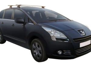 Whispbar Dakdragers Zwart Peugeot 5008 5dr MPV met Vaste Bevestigingspunten bouwjaar 2009-2017 Complete set dakdragers