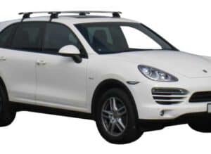 Whispbar Dakdragers Zilver Porsche Cayenne 5dr SUV met Glad Dak bouwjaar 2010-2014 Complete set dakdragers