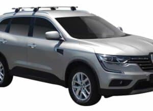 Whispbar Dakdragers Zwart Renault Koleos 5dr SUV met Geintegreerde dakrails bouwjaar 2016-e.v. Complete set dakdragers