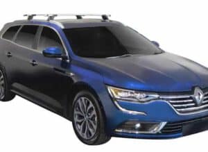 Whispbar Dakdragers Zwart Renault Talisman 5dr Estate met Geintegreerde dakrails bouwjaar 2016-e.v. Complete set dakdragers