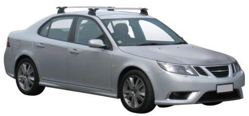 Whispbar Dakdragers Zwart Saab 43168 4dr Sedan met Vaste Bevestigingspunten bouwjaar 2003-2007 Complete set dakdragers