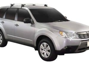 Whispbar Dakdragers Zilver Subaru Forester 5dr Estate met Glad Dak bouwjaar 2008-e.v. Complete set dakdragers