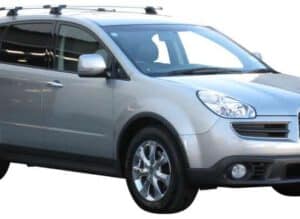 Whispbar Dakdragers Zilver Subaru Tribeca 5dr SUV met Vaste Bevestigingspunten bouwjaar 2006-2007 Complete set dakdragers