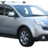 Whispbar Dakdragers Zwart Subaru Tribeca 5dr SUV met Vaste Bevestigingspunten bouwjaar 2006-2007 Complete set dakdragers