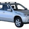 Whispbar Dakdragers Zwart Suzuki Grand Vitara 5dr SUV met Geintegreerde dakrails bouwjaar 2013-e.v. Complete set dakdragers