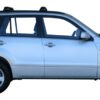 Whispbar Dakdragers Zwart Suzuki Grand Vitara 5dr SUV met Geintegreerde dakrails bouwjaar 2013-e.v. Complete set dakdragers