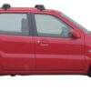 Whispbar Dakdragers Zwart Suzuki Ignis 5dr Hatch met Glad Dak bouwjaar 2000-2006 Complete set dakdragers
