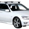 Whispbar Dakdragers Zilver Toyota Altezza 4dr Sedan met Glad Dak bouwjaar 1998-2005 Complete set dakdragers